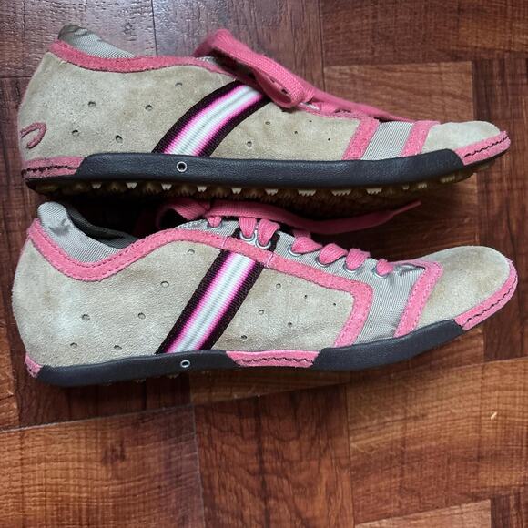 VINTAGE Diesel Suede + Canvas Sneakers | Women’s Size 8 | Y2K - Picture 1 of 8